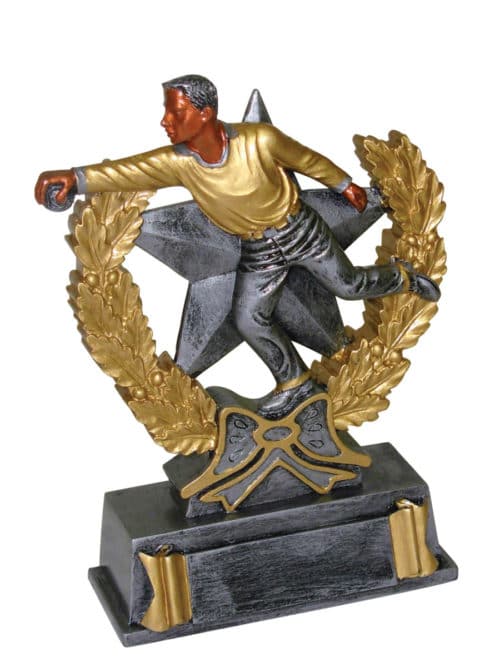 TROPHEE RESINE BOULE LONGUE