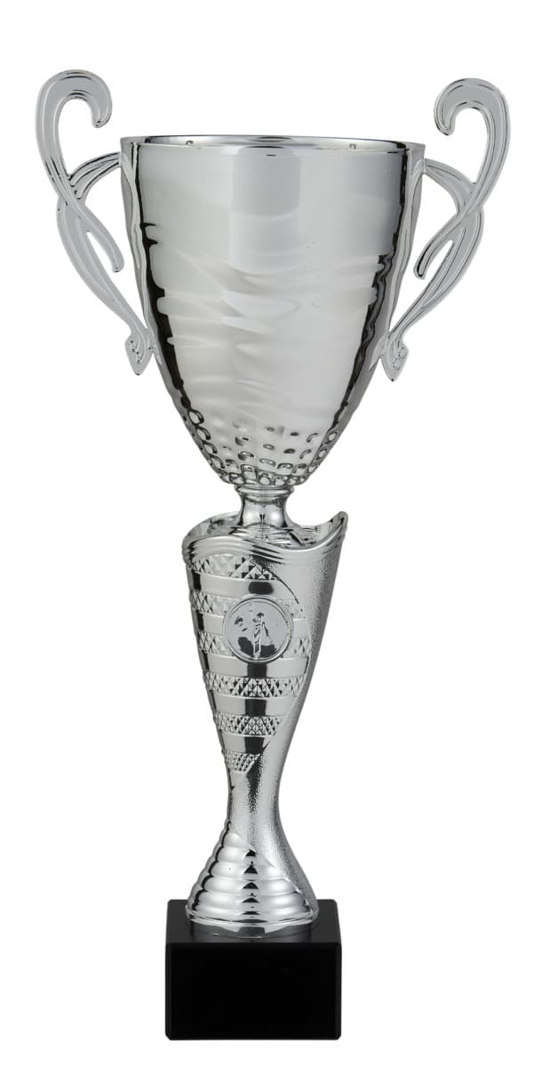 Trophée/coupe de Luxe - bronze/or/argent - métal - 13 x 8 cm