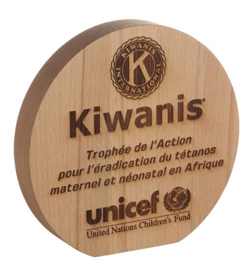 TROPHEE ROND EN BOIS DE HETRE – Image 4