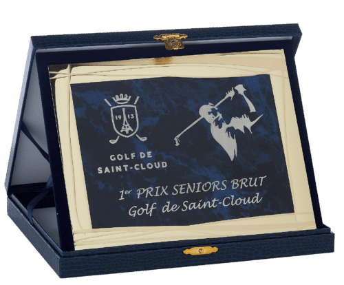 COFFRET AVEC PLAQUE ALUMINIUM